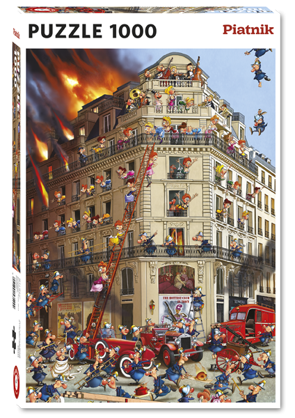Piatnik | Fire Brigade - Francois Ruyer | 1000 Pieces | Jigsaw Puzzle