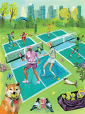 Pickleball - Jenny Kroik | New York Puzzle Company | 500 Pieces | Jigsaw Puzzle