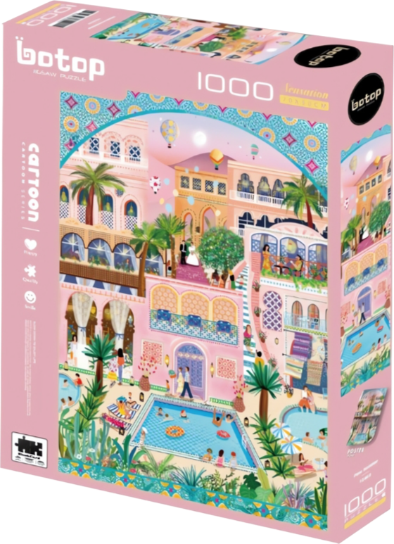 Pink Holiday | Botop | 1000 Pieces | Jigsaw Puzzle