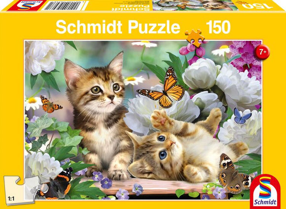 Playful Kittens | Schmidt | 150 Pieces | Jigsaw Puzzle