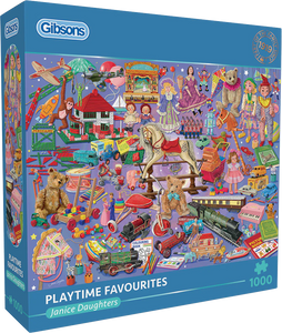 Playtime Favourites - Janice Daughters | Gibsons | 1000 Pieces | Jigsaw Puzzle