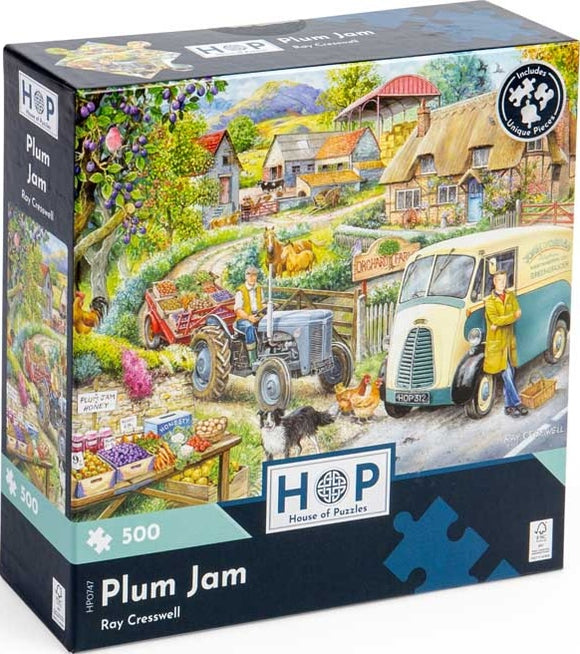 Plum Jam - Ray Cresswell | House Of Puzzles | 500 Pieces | Jigsaw Puzzle