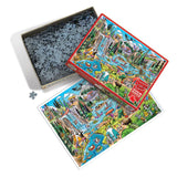 Portage Pandemonium | Doodletown | Cobble Hill | 1000 Pieces | Jigsaw Puzzle