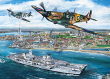 Portsmouth Flypast - Matthew Emeny | Gibsons | 1000 Pieces | Jigsaw Puzzle