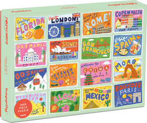 Postcards - Lisa Barlow | Happily | 1000 Pieces | Jigsaw Puzzle