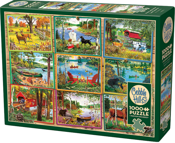 Postcards From The Lake - J. Charles | Cobble Hill | 1000 Pieces | Jigsaw Puzzle