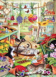 Potting Shed Cats - Claire Comerford | Cobble Hill | 500 Pieces | Jigsaw Puzzle