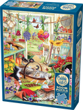 Potting Shed Cats - Claire Comerford | Cobble Hill | 500 Pieces | Jigsaw Puzzle