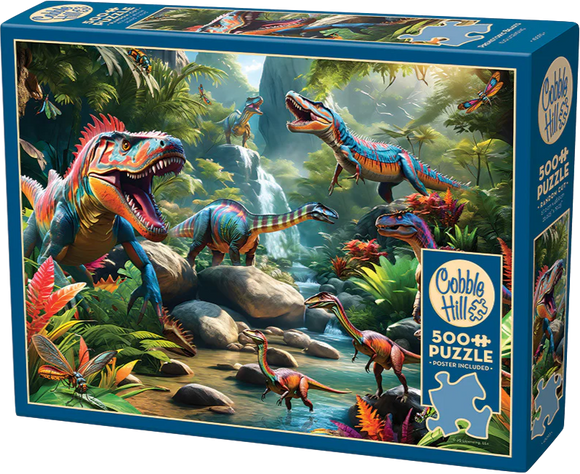 Prehistoric Beasts | Cobble Hill | 500 Pieces | Jigsaw Puzzle