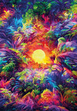 Psychedelic Jungle | Colourbloom Collection | Clementoni | 500 Pieces | Jigsaw Puzzle