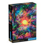Psychedelic Jungle | Colourbloom Collection | Clementoni | 500 Pieces | Jigsaw Puzzle