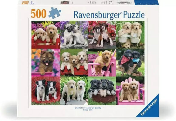 Puppy Pals | Ravensburger | 500 Pieces | Jigsaw Puzzle