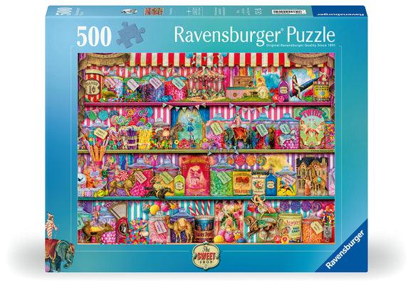 The Sweet Shop | Aimee Stewart | Ravensburger | 500 Pieces | Jigsaw Puzzle