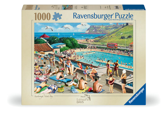 Scarborough North Bay - Leisure Days No.8 | Ravensburger | 1000 Pieces | Jigsaw Puzzle
