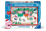 Christmas - Peppa Pig | Ravensburger | 24 Super Sized Pieces | Giant Floor Jigsaw Puzzle