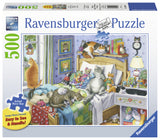 Cat Nap | Ravensburger | 500 Extra Large Pieces | Jigsaw Puzzle