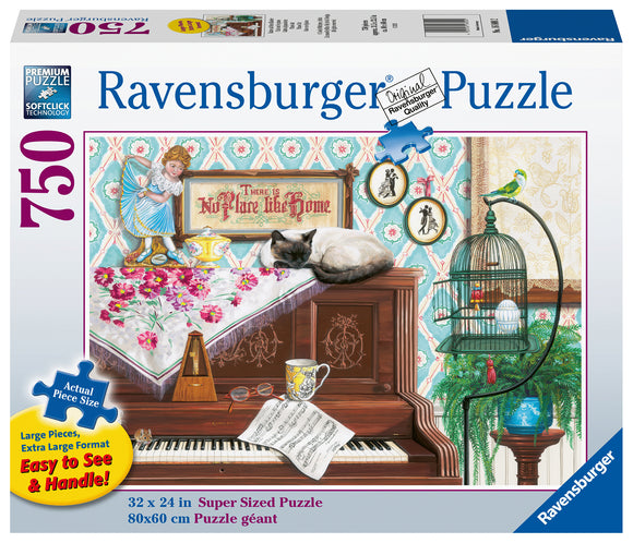 Piano Cat | Ravensburger | 750 Extra Large Pieces | Jigsaw Puzzle