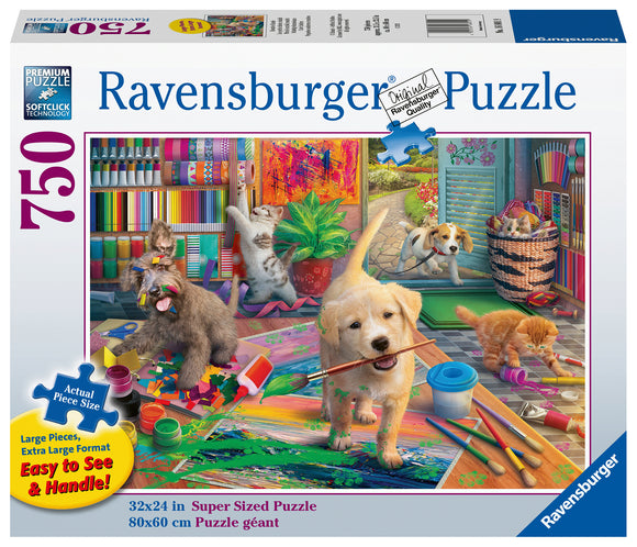 Cute Crafters | Ravensburger | 750 Extra Large Pieces | Jigsaw Puzzle
