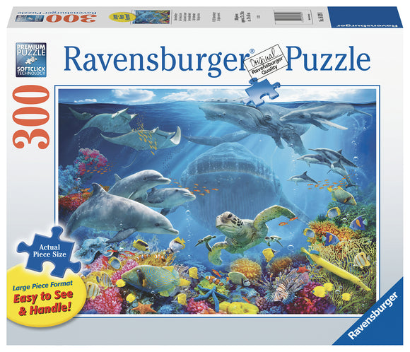 Life Underwater | Ravensburger | 300 Extra Large Pieces | Jigsaw Puzzle