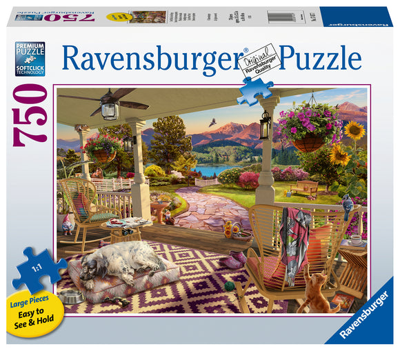 Cosy Front Porch | Ravensburger | 750 Extra Large Pieces | Jigsaw Puzzle