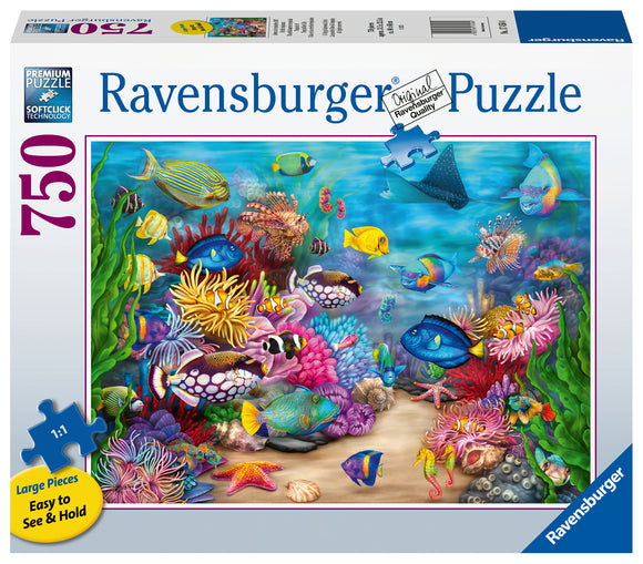 Tropical Reef Life | Ravensburger | 750 Extra Large Pieces | Jigsaw Puzzle