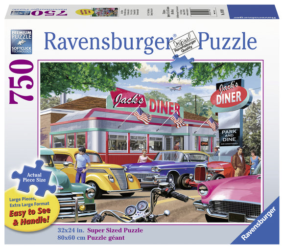 Meet You At Jack's | Ravensburger | 750 Extra Large Pieces | Jigsaw Puzzle