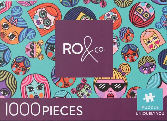 RO&CO | Faces - Sam Elevato | 1000 Pieces | Jigsaw Puzzle