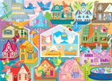 Rainbow Birdies - Allegra Vernon | USJPA Speed Run | Cobble Hill | 500 Pieces | Jigsaw Puzzle