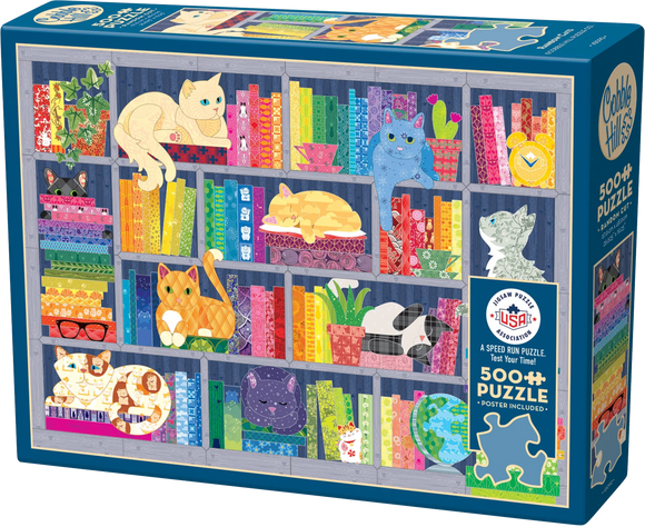 Rainbow Cats | Cobble Hill | 500 Pieces | Jigsaw Puzzle