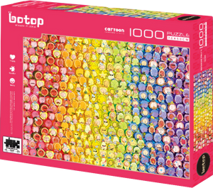 Rainbow Fruit | Blackcard | Botop | 1000 Pieces | Jigsaw Puzzle