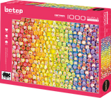 Rainbow Fruit | Blackcard | Botop | 1000 Pieces | Jigsaw Puzzle