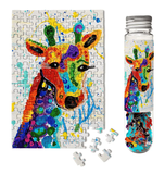 Rainbow Giraffe | Micro Puzzles | 150 Pieces | Micro Jigsaw Puzzle