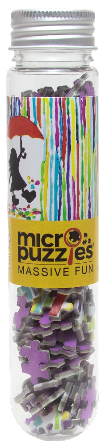 Rainbow Rain | Micro Puzzles | 150 Pieces | Micro Jigsaw Puzzle