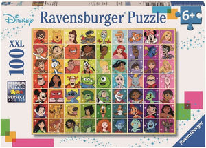 Disney Colour Palette | Ravensburger | 100 XXL Pieces | Jigsaw Puzzle