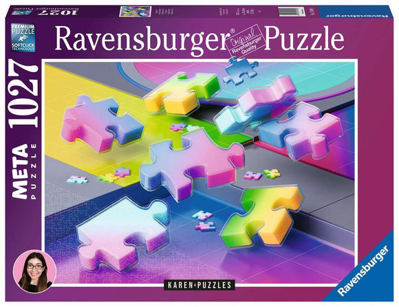 Ravensburger | Gradient Cascade - Karen Puzzles | 1027 Pieces | Jigsaw Puzzle