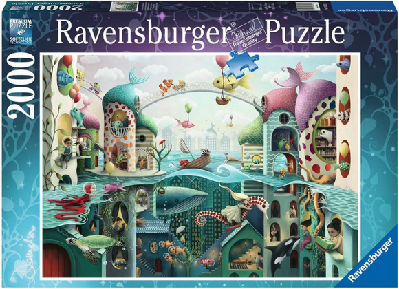 Ravensburger | If Fish Could Walk - Demelsa Haughton | 2000 Pieces | Jigsaw Puzzle