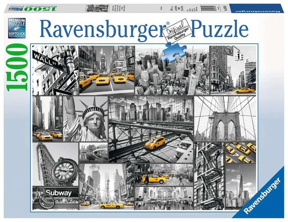 Ravensburger | New York Cabs | 1500 Pieces | Jigsaw Puzzle