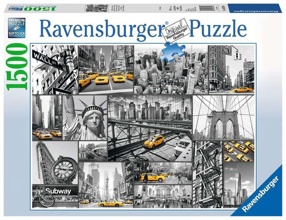 New York Cabs | Ravensburger | 1500 Pieces | Jigsaw Puzzle