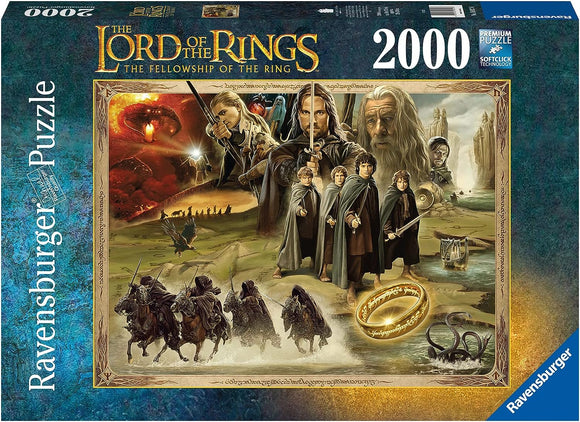 Ravensburger | The Fellowship of the Ring - The Lord Of The Rings | 2000 Pieces | Jigsaw Puzzle