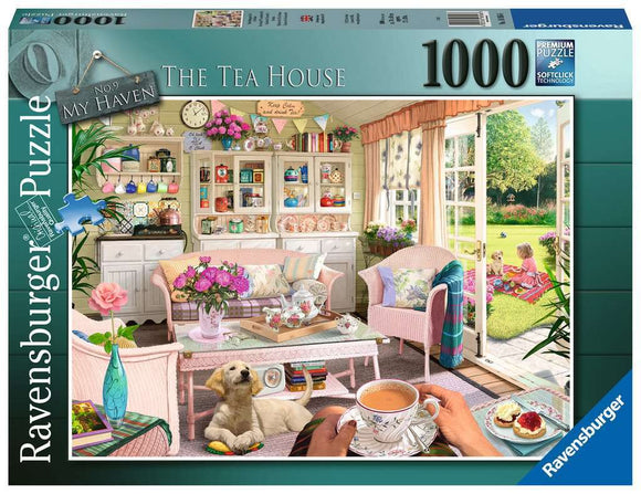 Ravensburger | The Tea House - My Haven No.9 | 1000 Pieces | Jigsaw Puzzle