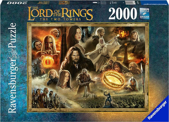 Ravensburger | The Two Towers - The Lord Of The Rings | 2000 Pieces | Jigsaw Puzzle