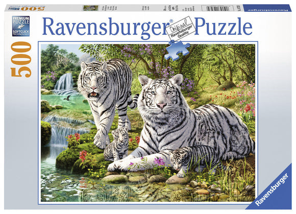 Ravensburger | White Cat | 500 Pieces | Jigsaw Puzzle