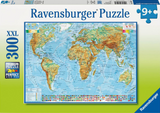 World Political Map | Ravensburger | 300 XXL Pieces | Jigsaw Puzzle