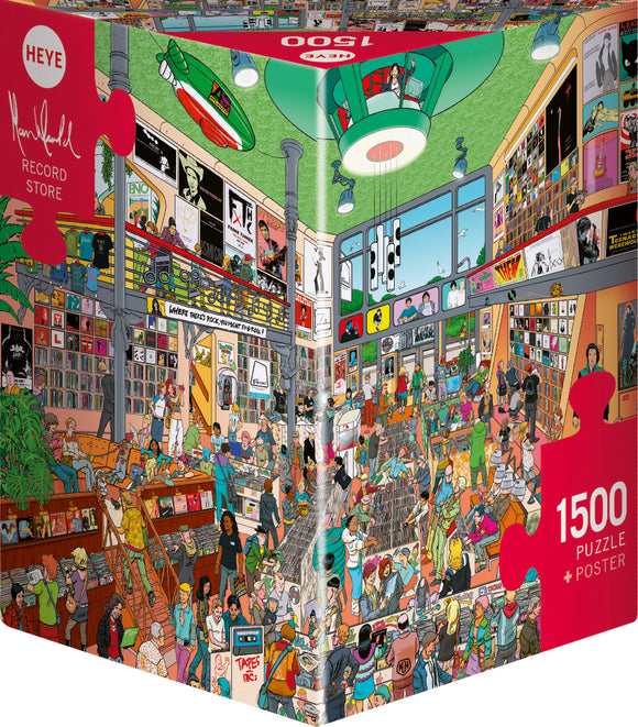 Record Store - Marc Herold | Heye | 1500 Pieces | Jigsaw Puzzle