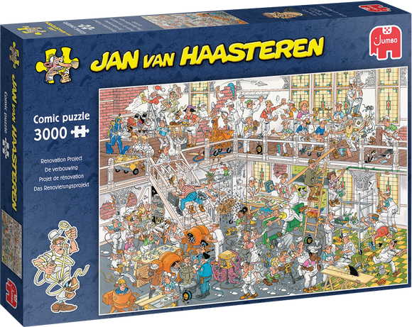 Renovation Project - Jan van Haasteren | Jumbo | 3000 Pieces | Jigsaw Puzzle
