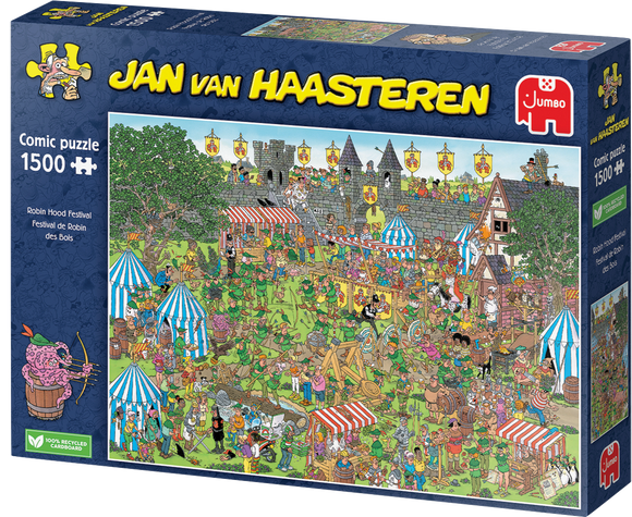 Robin Hood Festival - Jan van Haasteren | Jumbo | 1500 Pieces | Jigsaw Puzzle