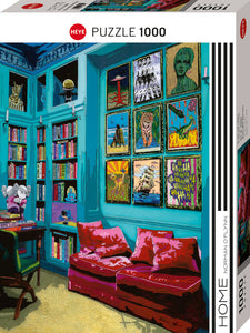 Room With Red Sofa - Home | Norman O'Flynn | Heye | 1000 Pieces | Jigsaw Puzzle