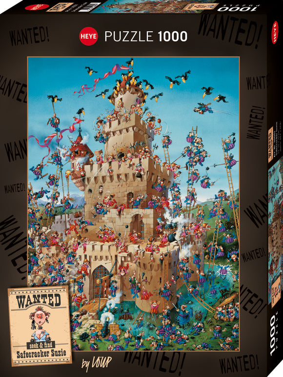 Safecracker Suzie - Wanted | Jean-Jacques Loup | Heye | 1000 Pieces | Jigsaw Puzzle