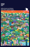 Saffron Sunset Over Brisbane | Debra Hood Art | 1000 Pieces | Jigsaw Puzzle