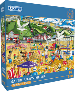 Saltburn-By-The-Sea - Elizabeth Blustin | Gibsons | 500 Pieces | Jigsaw Puzzle